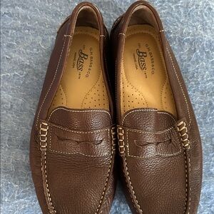 Boss Rich Brown Leather Loafers